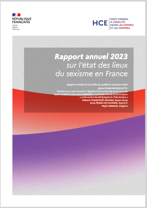 Rapport 2023 sur l’état du sexisme en France