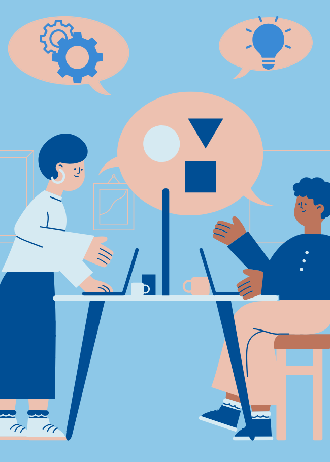 Image d'illustration pour la présente de l'étude sur l'évolution des métiers de la Mutualité à horizon 2032 sur les fonctions supports